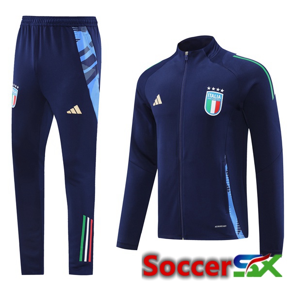 Italy kit Training Jacket Suit Blue Royal 2024/2025