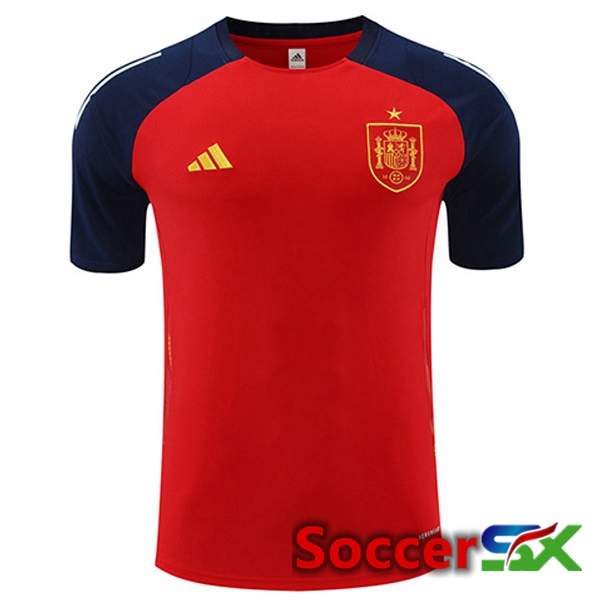 Spain Training T Shirt Red 2024/2025