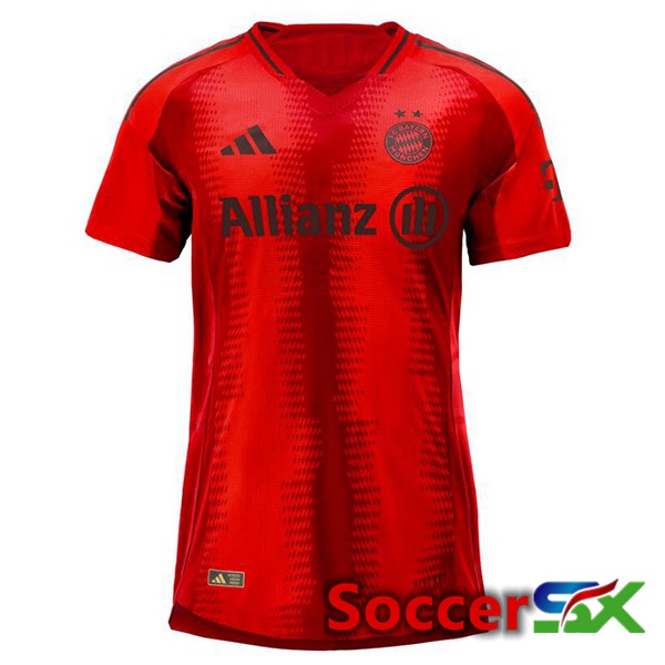 Bayern Munich Women Home Soccer Jersey Red 2024/2025