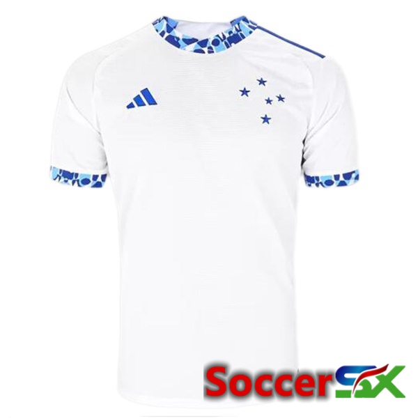 Cruzeiro EC Away Soccer Jersey White 2024/2025