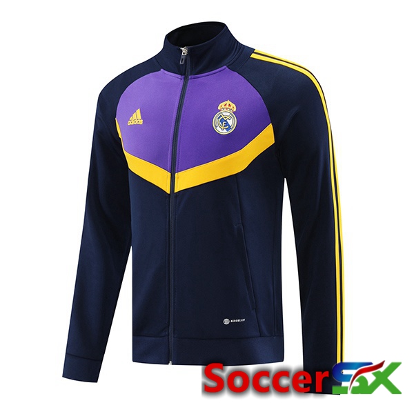 Real Madrid Training Jacket Blue Royal Purple 2024/2025