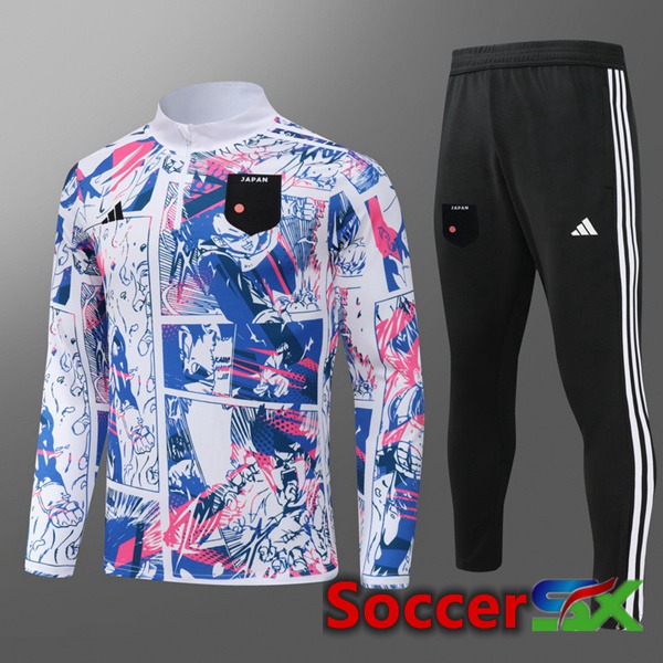 Japan Kids kit Training TracksuitWhite 2024/2025