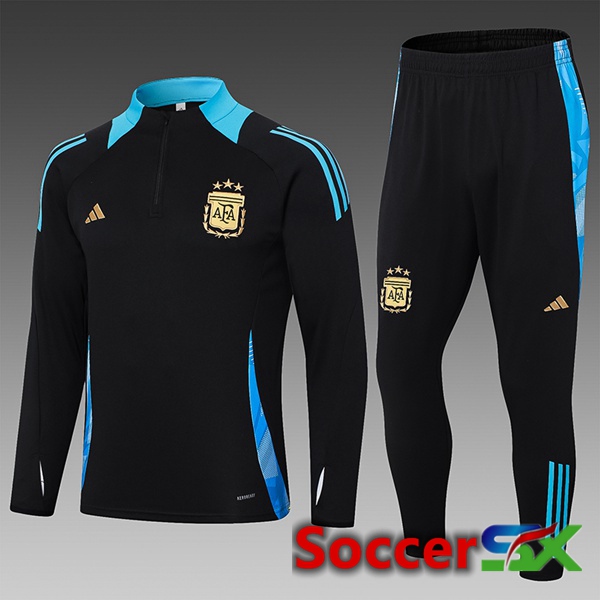 Argentina Kids kit Training TracksuitBlack 2024/2025