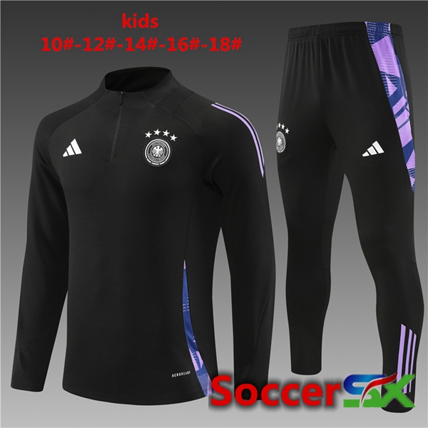 Germany Kids kit Training TracksuitBlack 2024/2025