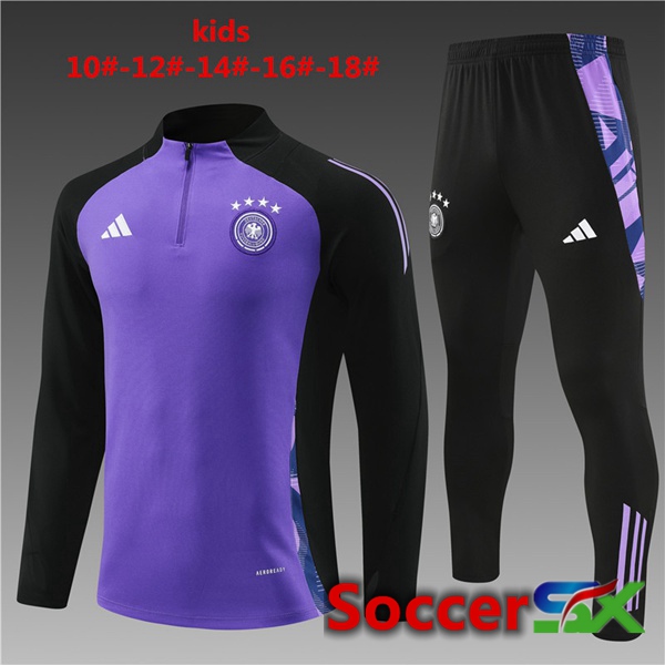 Germany Kids kit Training TracksuitPurple 2024/2025