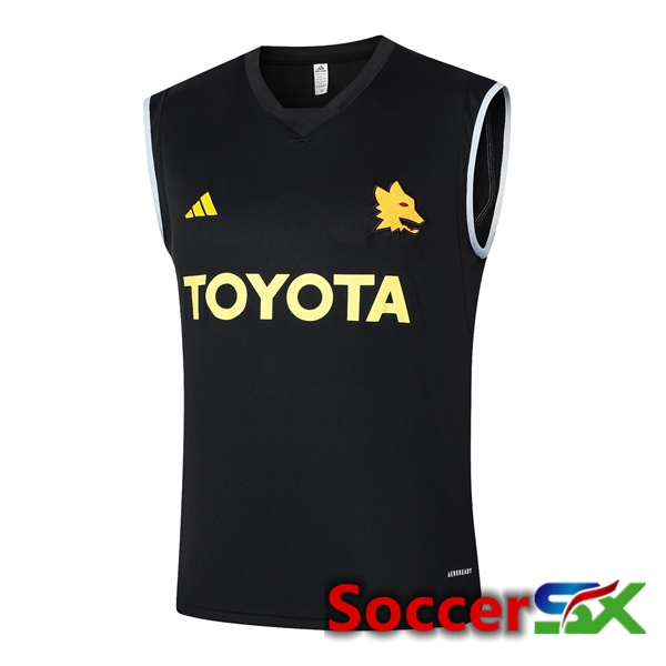 AS Roma Soccer Vest Black 2024/2025