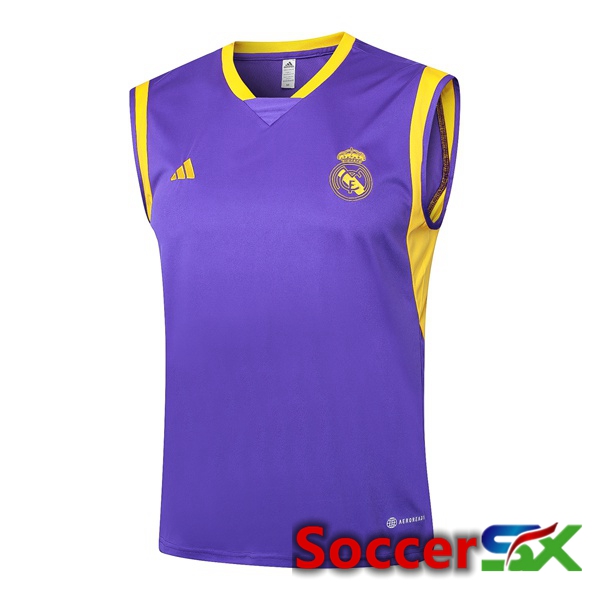 Real Madrid Soccer Vest Purple 2024/2025