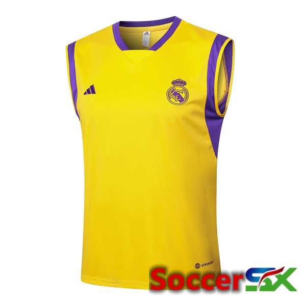 Real Madrid Soccer Vest Yellow 2024/2025