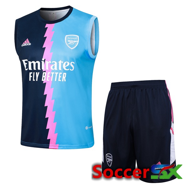 Arsenal Soccer Vest + Shorts Blue 2024/2025