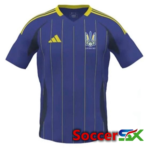 Ukraine Away Soccer Jersey UEFA Euro 2024