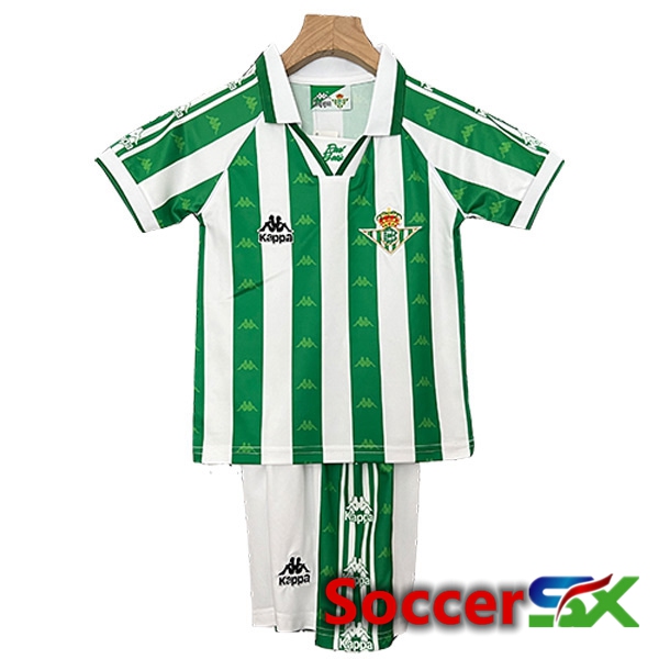 Real Betis Retro Kids Home Soccer Jersey 1995/1997