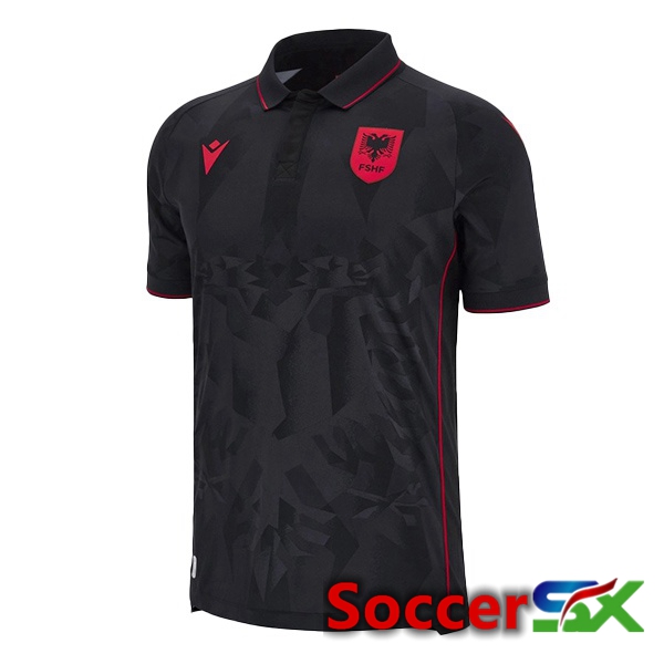 Albania Third Soccer Jersey Black 2023/2024