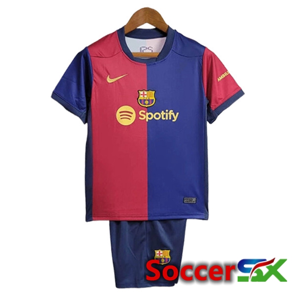Barcelona Kids Home Soccer Jersey 2024/2025
