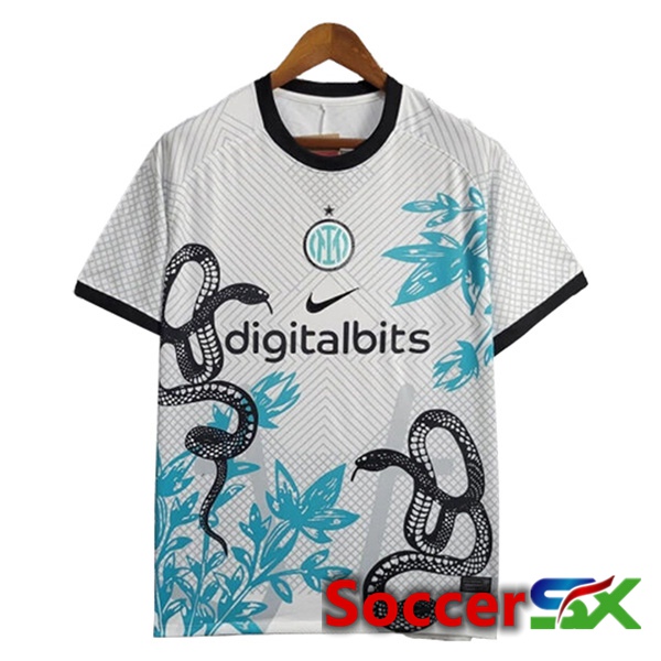 Inter Milan Soccer Jersey Special Edition White 2024/2025