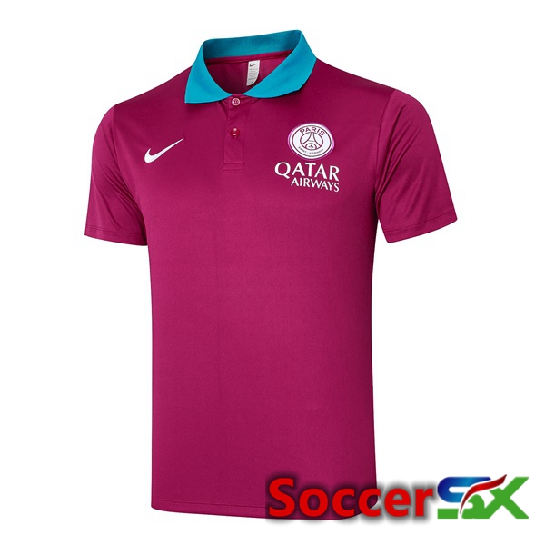 Paris PSG Soccer Polo Purple 2024/2025