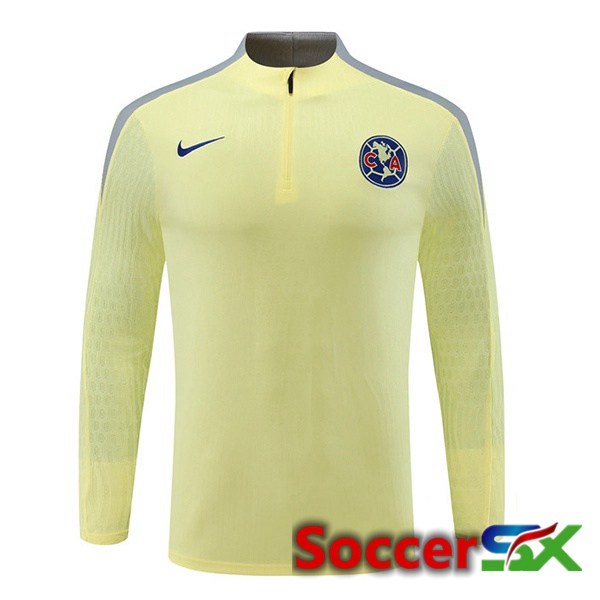 Club America Training Sweatshirt Yellow 2024/2025