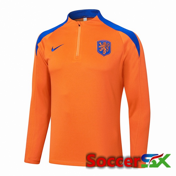 Netherlands Training Sweatshirt Orange 2024/2025