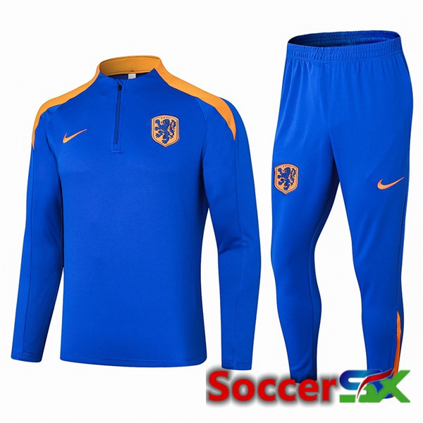 Netherlands kit Training Tracksuit Blue 2024/2025
