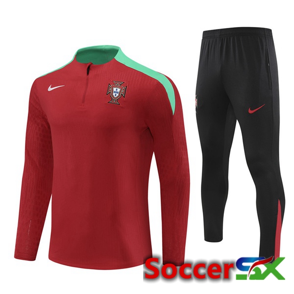 Portugal kit Training Tracksuit Red 2024/2025