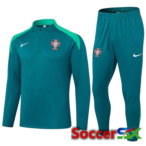 Portugal kit Training Tracksuit Green 2024/2025