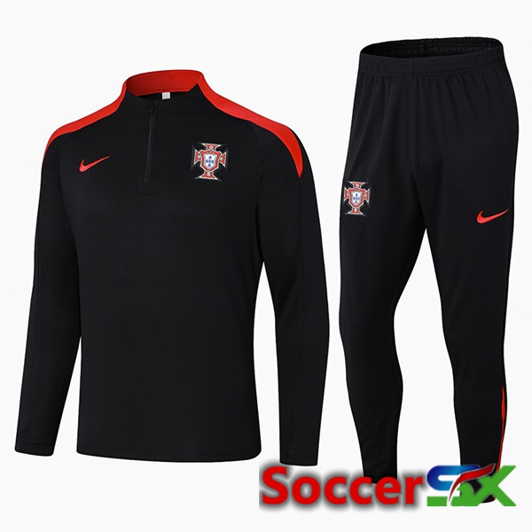 Portugal kit Training Tracksuit Black 2024/2025