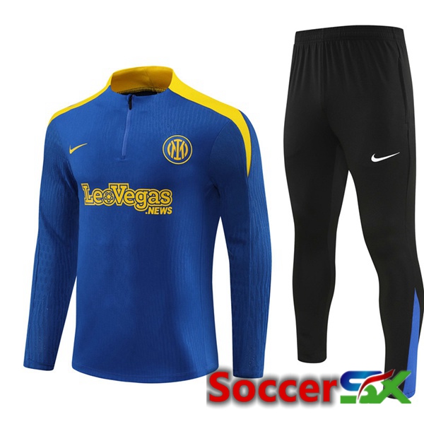 Inter Milan kit Training Tracksuit Blue 2024/2025