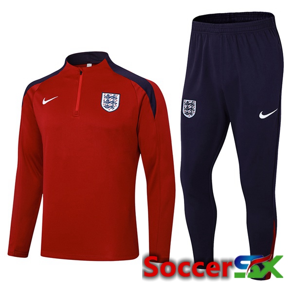 England kit Training Tracksuit Red 2024/2025