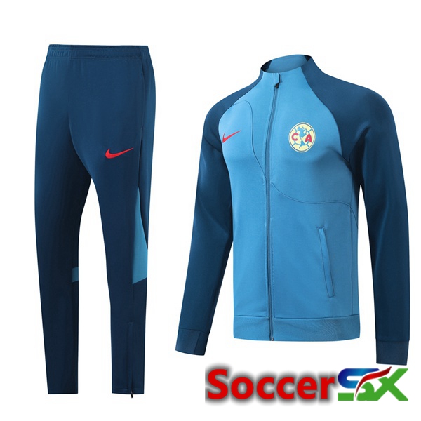 Club America kit Training Jacket Suit Blue 2024/2025