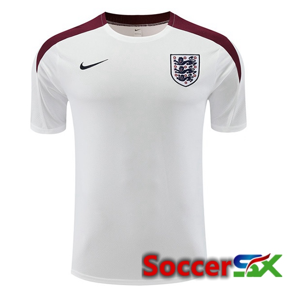 England Training T Shirt White 2024/2025