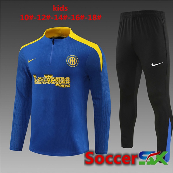 Inter Milan Kids kit Training TracksuitBlue 2024/2025