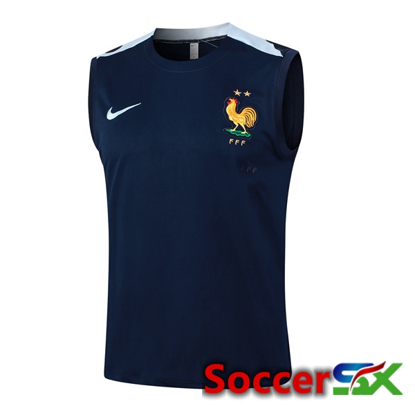 France Soccer Vest Blue Royal 2024/2025
