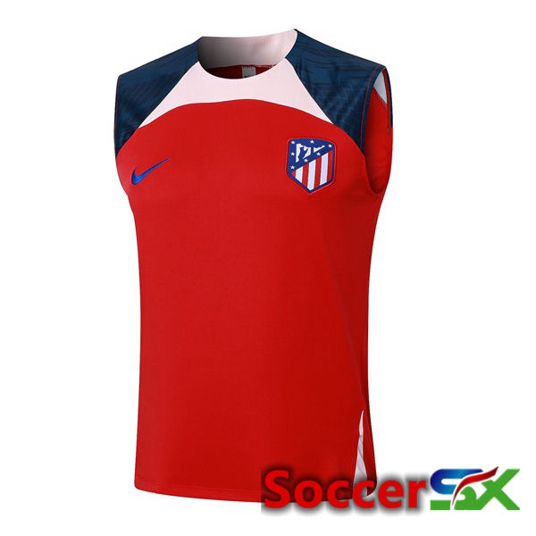 Atletico Madrid Soccer Vest Red 2024/2025