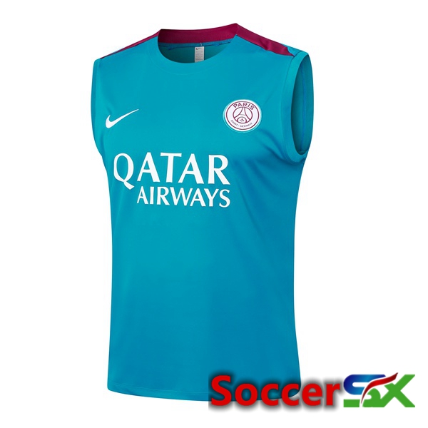 Paris PSG Soccer Vest Blue 2024/2025
