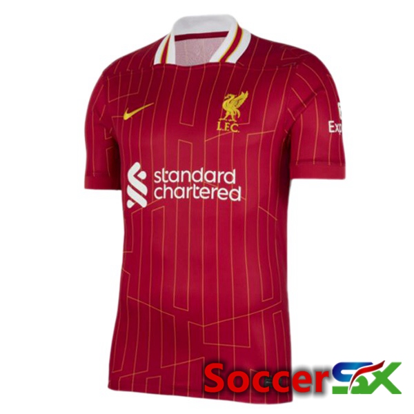 FC Liverpool Home Soccer Jersey Red 2024/2025