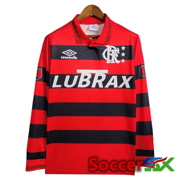 Flamengo Retro Home Soccer Jersey Long Sleeve 1994/1995