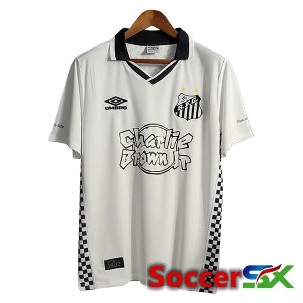 Santos FC Soccer Jersey Special Edition White 2024/2025