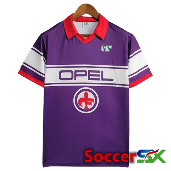 ACF Fiorentina Retro Home Soccer Jersey 1984/1985
