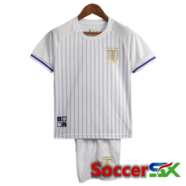 Uruguay Kids Away Soccer Jersey 2024/2025