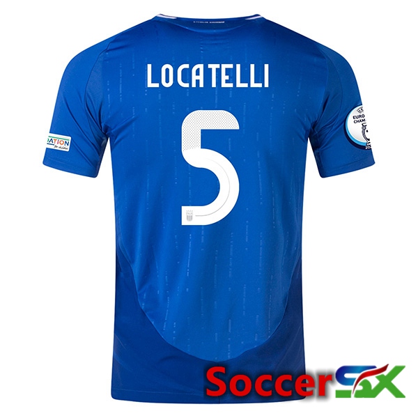 Italy (LOCATELLI 5) Home Soccer Jersey UEFA Euro 2024
