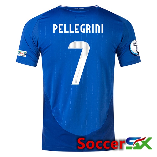 Italy (PELLEGRINI 7) Home Soccer Jersey UEFA Euro 2024