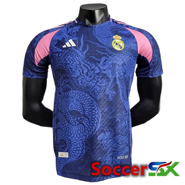 Real Madrid Soccer Jersey Soccer Jersey Special Edition Blue Marine 2024/2025
