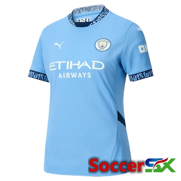 Manchester City Women Home New Soccer Jersey 2024/2025