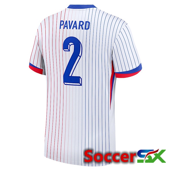France (PAVARD 2) Away Soccer Jersey 2024/2025