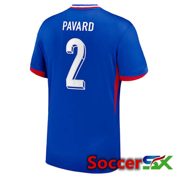 France (PAVARD 2) Home Soccer Jersey 2024/2025