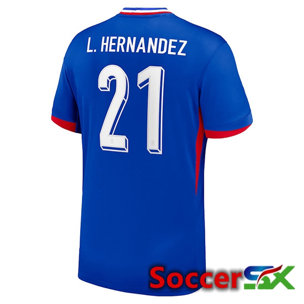 France (L.HERNANDEZ 21) Home Soccer Jersey 2024/2025