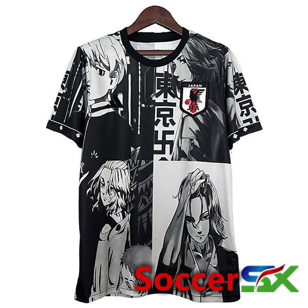 Japan Special Edition Soccer Jersey Black/Grey 2024/2025