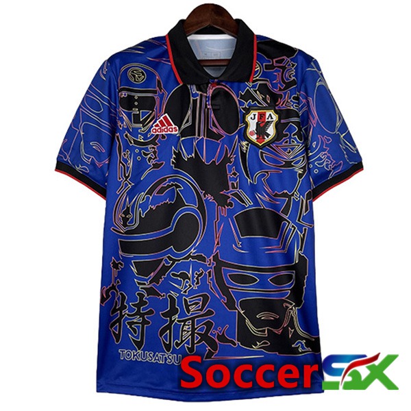 Japan Special Edition Soccer Jersey Blue Marine 2024/2025