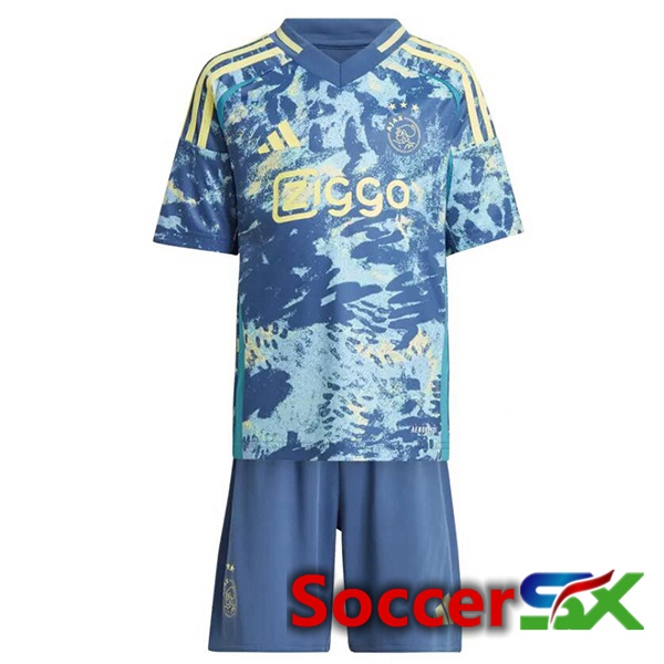 AFC Ajax Kids Away Soccer Jersey Blue 2024/2025