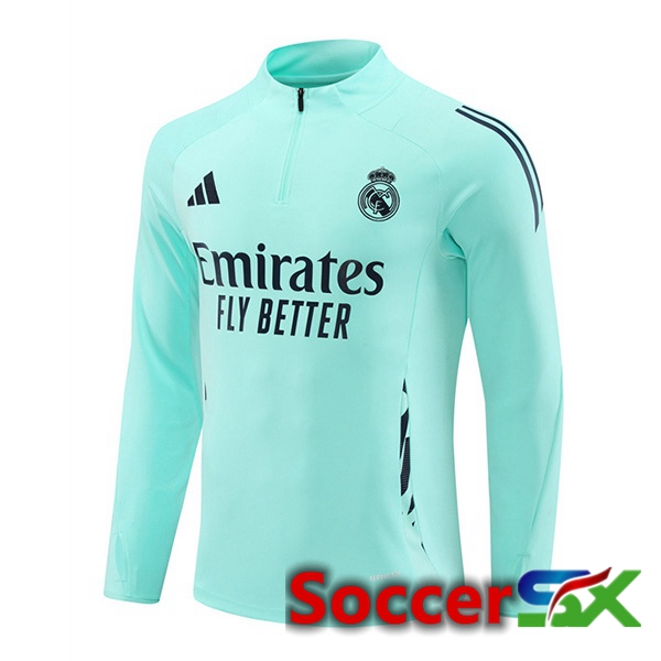Real Madrid Training Sweatshirt Green 2024/2025
