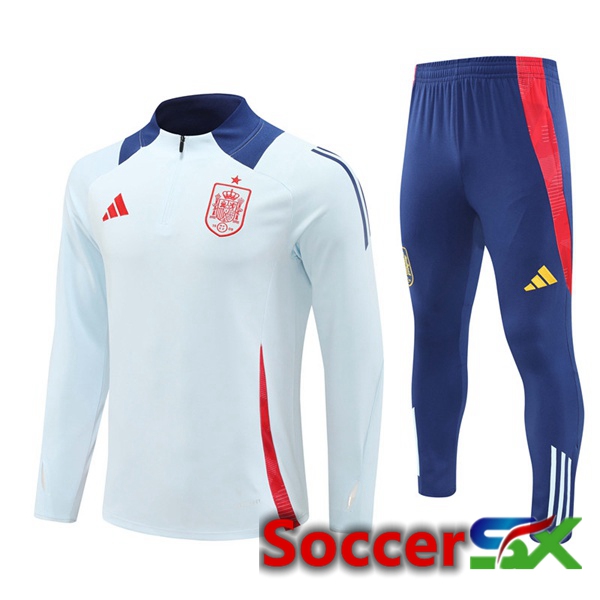 Spain kit Training Tracksuit Grey 2024/2025